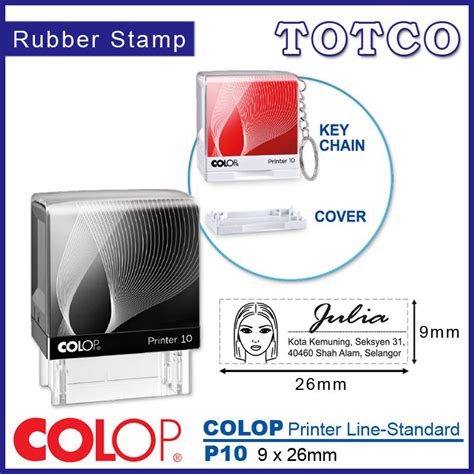 Colop Printer Line Standard Stamp X Mm P Totco Trading Sdn Bhd