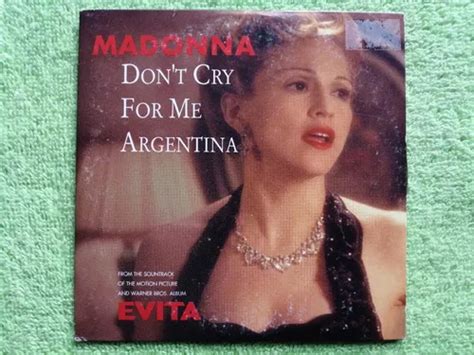 Eam Cd Maxi Single Madonna Dont Cry For Me Argentina 1996 Mercadolibre