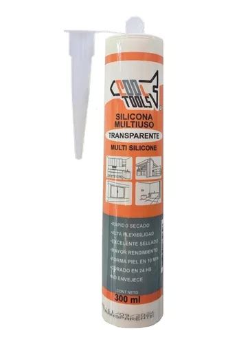 Sellador De Silicona Neutra Cartucho Cool Tools 300ml Transp