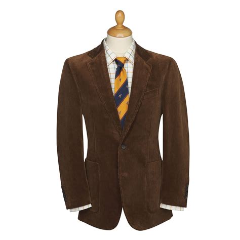 Chestnut Durham Corduroy Jacket Mens Country Clothing Cordings