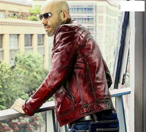 Red Leather Jacket Men