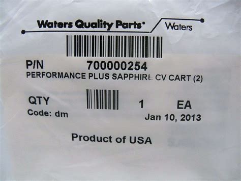 Check Valve Cartridges 700000254 Waters Science PerformancePlus Pumps