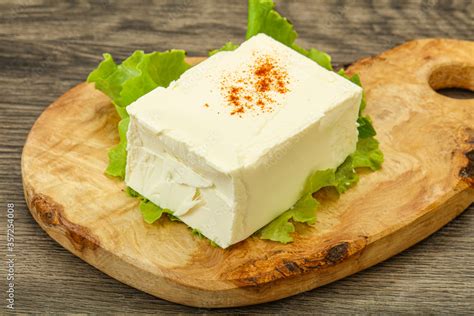 Greek traditional soft feta cheese Stock Photo | Adobe Stock