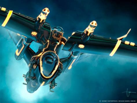 Daniel Simons Tron Legacy Light Jet Arq Concept Art Diseño De