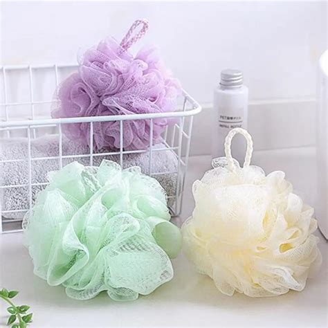 Colorful Bathroom Body Mop Flower Ball Sponge Shower Soft Sponge