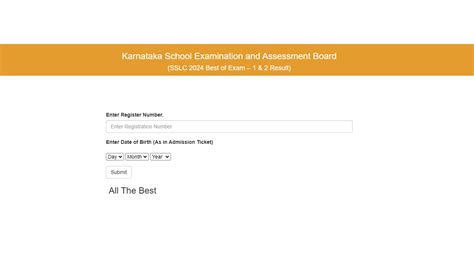 Karnataka Sslc Supplementary Result 2024 Out Official Websites To