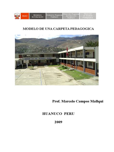 PDF Modelo de Carpeta Pedagógica DOKUMEN TIPS