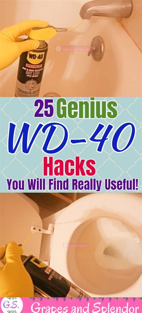 25 Ways To Use Wd 40 At Home To Save Time And Money In 2020 Wd 40 Wd 40 Uses Household Hacks