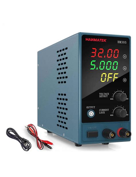 Adjustable DC Power Supply 0 30 V 0 5 A HANMATEK HM305 Mini