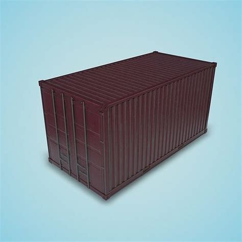 Cargo Container 3D Model CGTrader