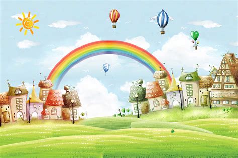 Download kids rainbow wallpapers Bhmpics