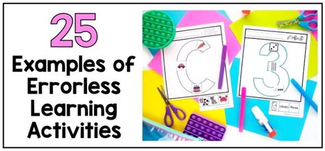 25 Examples Of Errorless Learning Activities Adapting For Autism