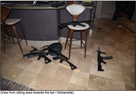 PHOTOS: Inside gunman Stephen Paddock's suite at Mandalay Bay