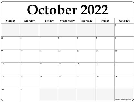 Free October 2024 Printable Calendar Templates 2024 CALENDAR PRINTABLE