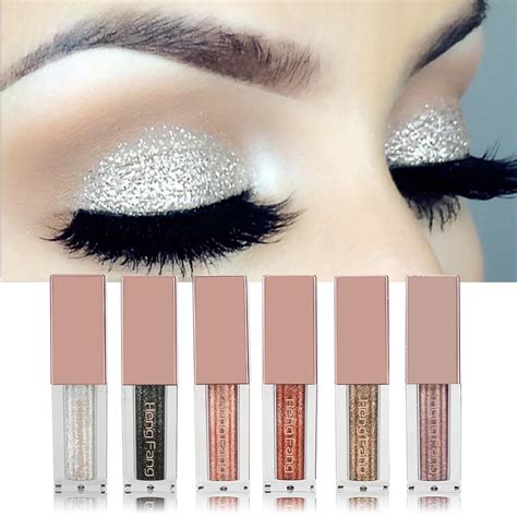 Hengfang Mineral Shadow Makeup Diamond Pearl Liquid Eye Shadows Metals ...