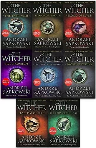 Book Andrzej Sapkowski Witcher Series Collection 8 Books Meses Sin Intereses