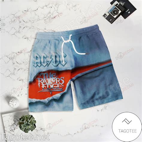 Ac Dc The Razors Edge Album Cover Shorts - Tagotee