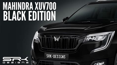 2021 Mahindra XUV700 Black Edition Photoshop Car Rendering SRK