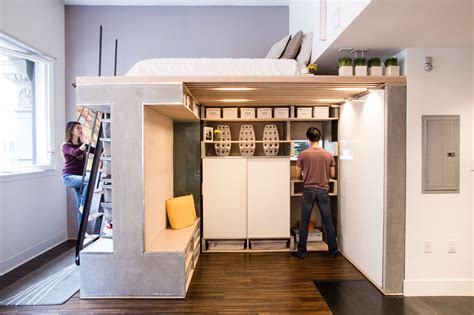 A Small Condo Gets A Multifunctional Loft Design Milk