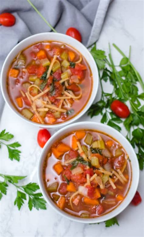 Soupe Minestrone Italienne Classique Recettes Du Monde