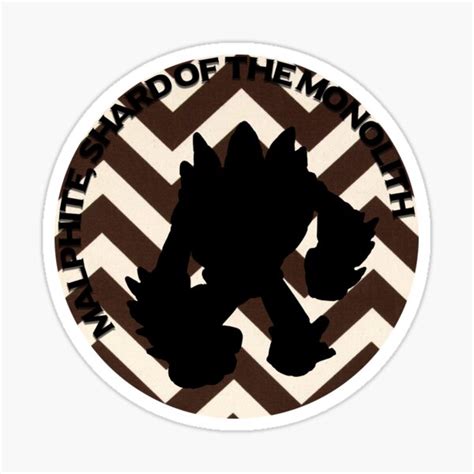 "Shadow Malphite" Sticker for Sale by jadiekinseth | Redbubble