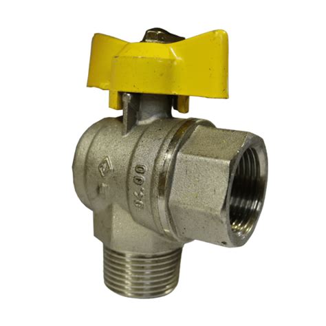 Gas Ball Valves Gas Ball Valve Angle Malefem 25mm