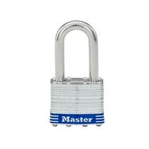 141DLF Padlock, Keyed Different Key, Large Shackle, 1/4 In Dia Shackle ...