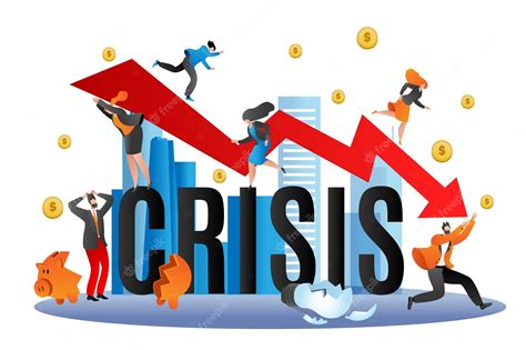 Financial Crisis Graphic Design , Vector Illustration Royalty Free #3736044