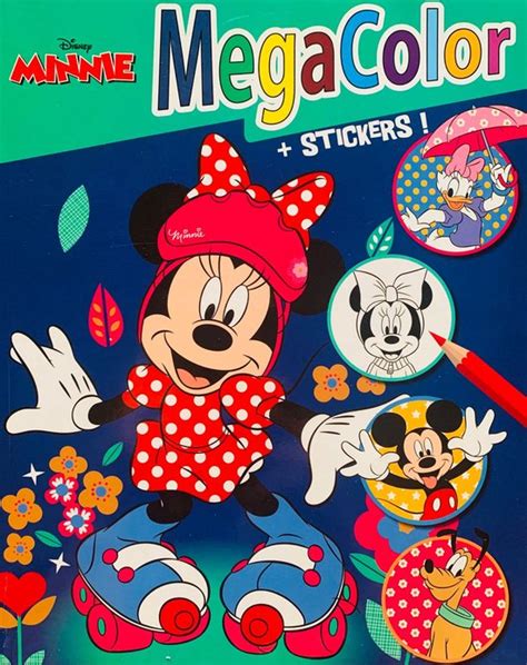 Kleurboek Disney Minnie Extra Dik Met Stickers Disney