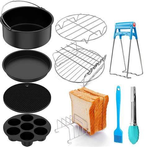 Food Grade Air Fryer Acess Rios Set Cesta Do Bolo Pizza Pan A O Inoxid