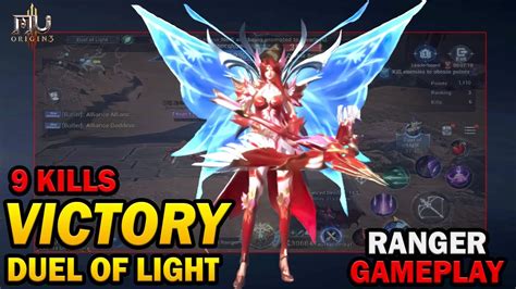 Mu Origin Asia Duel Of Light Ranger Menchdrey Youtube