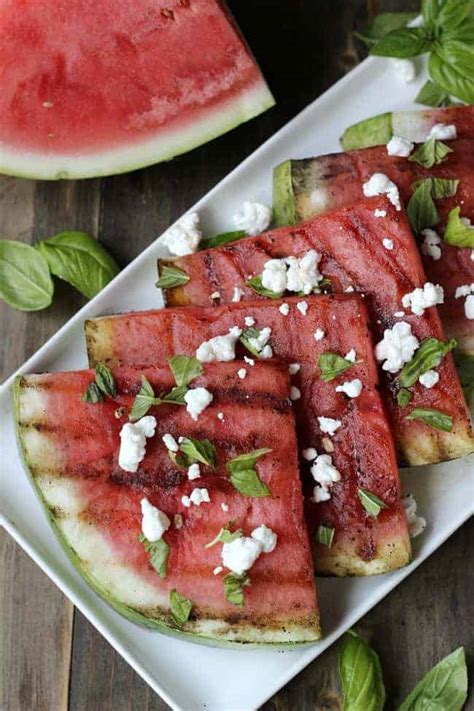 Grilled Watermelon With Goat Cheese Kindly Sweet