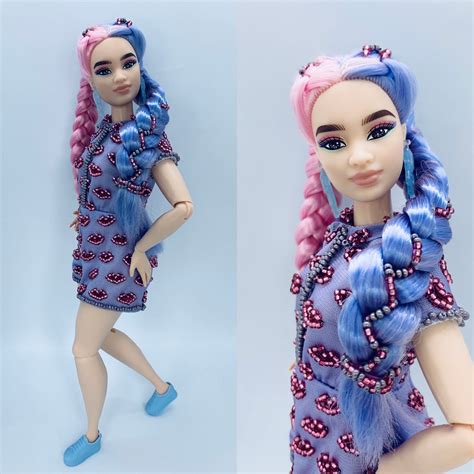 Barbie Extra 2 Original Doll Restyled Version Etsy