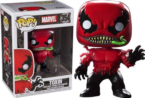 Funko Pop Marvel Toxin Collectible Figure 354 Amazon It Giochi E