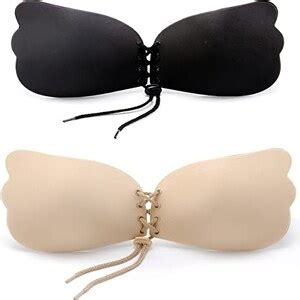 Manxing Reggiseno Invisibile Push Up Reggiseno Senza Spalline In