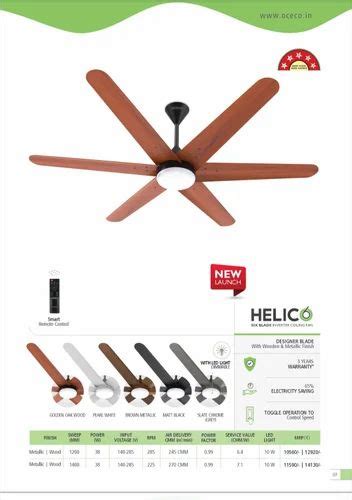 Bldc Ceiling Fan Mm Rpm At Best Price In Khambhaliya Id