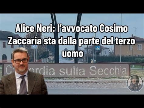 Alice Neri Lavvocato Cosimo Zaccaria Sta Dalla Parte Del Terzo Uomo