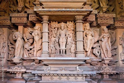 Varaha Avatar Of Vishnu Sculpture Inside Of Temple In Khajuraho Madhya