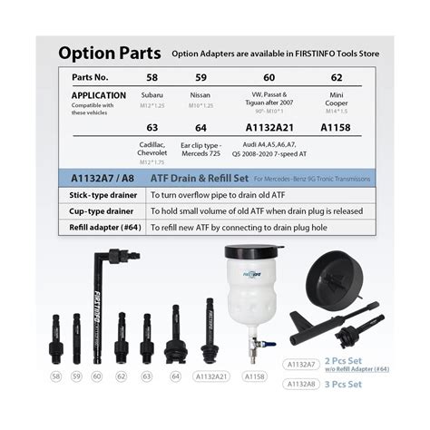 FIRSTINFO A1138HN 10 5 Liter Manual ATF Refill System Dispenser