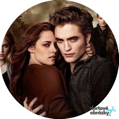 StmÍvÁnÍ Twilight Saga Jedlý Papír Nebo Fondán Na Dort Mají Skladem