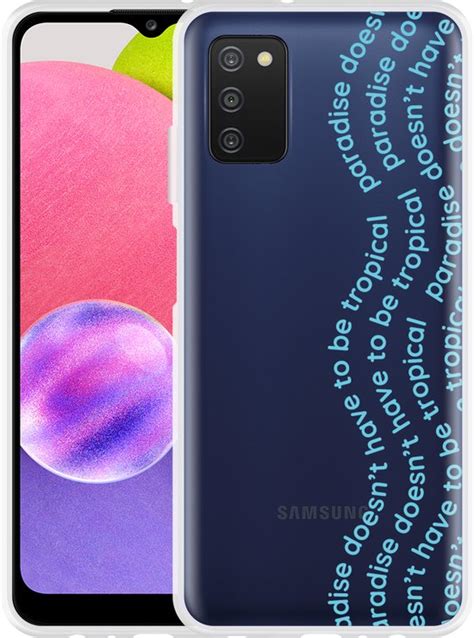 Cazy Hoesje Geschikt Voor Samsung Galaxy A03s Tropical Paradise Bol