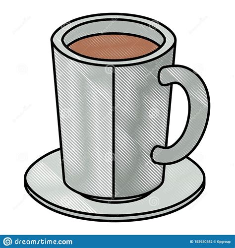 Icono Isom Trico De La Taza De Caf Ilustraci N Del Vector