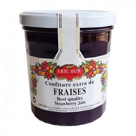 Eric Bur Confiture Extra De Fraises 370g