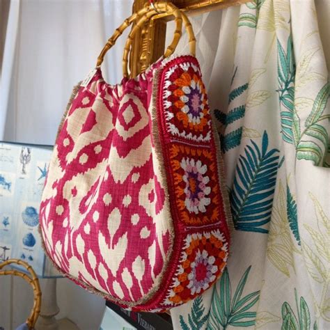 Borsa Bohochic Con Granny Square Borse Etniche Fai Da Te Borse All