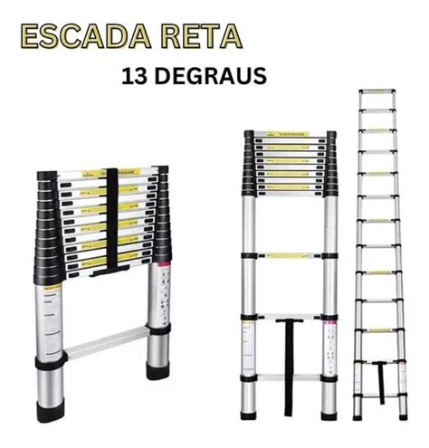 Escalera Telesc Pica De Aluminio M Pelda Os Mercadolibre