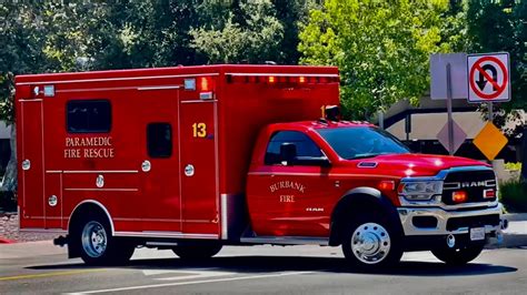 Burbank Fire Dept Rescue Transporting Youtube