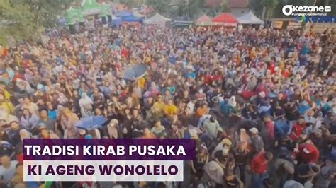 Tradisi Kirab Pusaka Ki Ageng Wonolelo Di Yogyakarta Bagikan 1 5 Ton