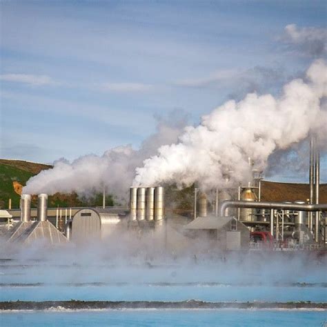 The geothermal power plant responsible for the Blue Lagoon. #iceland # ...