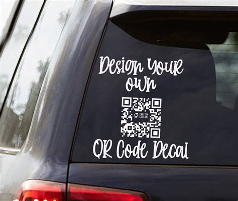 Products Design Your Own Qr Code Decal Design Your Own Window