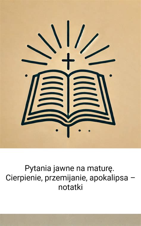 Pytania jawne na maturę 2025 Biblia